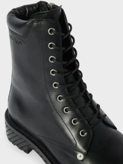 OFF-WHITE Stivali<ANFIBI COMBAT LACE UP Nero