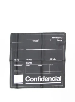 Cappelli<BANDANA LABEL Bianco, Nero