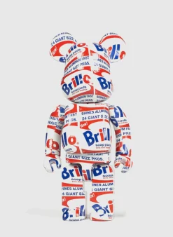 MEDICOM Accessori Decorativi<BEARBRICK 1000% ANDY WARHOL Multicolor