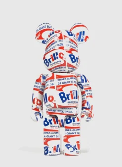 MEDICOM Accessori Decorativi<BEARBRICK 1000% ANDY WARHOL Multicolor