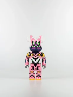 MEDICOM Accessori Decorativi<BEARBRICK 400% EVANGELION EVA-08 FIGURINE Bianco, Blu, Giallo, Multicolor, Rosa, Verde, Viola