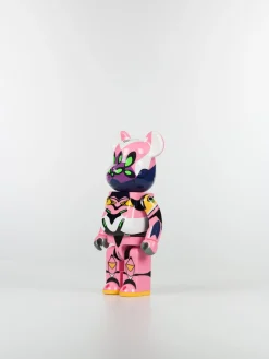 MEDICOM Accessori Decorativi<BEARBRICK 400% EVANGELION EVA-08 FIGURINE Bianco, Blu, Giallo, Multicolor, Rosa, Verde, Viola