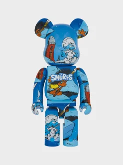 MEDICOM Accessori Decorativi<BEARBRICK 1000% THE SMURFS THE ASTROSMURF Azzurro