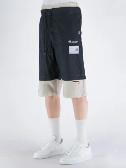 MAISON MIHARA YASUHIRO Shorts<BERMUDA LAYERED Beige, Bianco, Nero