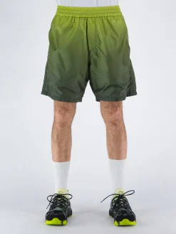 44 LABEL Shorts<BERMUDA LOTUS SPRAY Verde