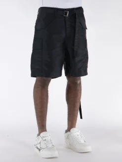 SACAI Shorts<BERMUDA NYLON TWILL Nero