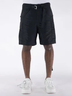 SACAI Shorts<BERMUDA NYLON TWILL Nero