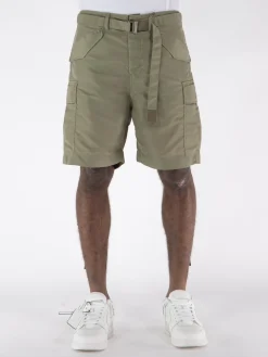 SACAI Shorts<BERMUDA NYLON TWILL Verde