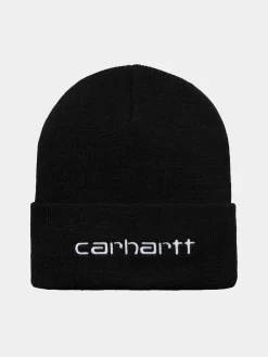 CARHARTT WIP Cappelli<BERRETTO SCRIPT Bianco, Nero