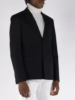 OFF-WHITE Giacche<BLAZER MONOPETTO Nero