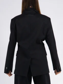 MM6 MAISON MARGIELA Giacche<BLAZER MONOPETTO Nero