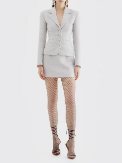 ALESSANDRA RICH Giacche<BLAZER SEQUIN TWEED Grigio