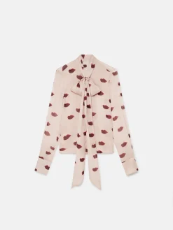 STELLA MCCARTNEY Camicie<BLUSA LIPS PRINTS Rosa, Fuxia