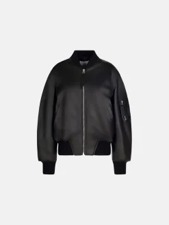 THE ATTICO Giacche<BOMBER ANJA Nero