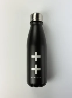 Tempo Libero|Borracce<BORRACCIA IN ALLUMINIO SUSI HUB UNISEX Nero