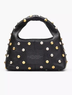 MARC JACOBS Borse A Mano<BORSA A MANO THE GLAM STUDS MINI Giallo, Grigio, Nero