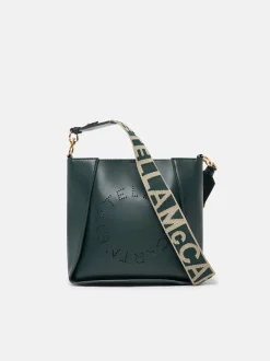 STELLA McCARTNEY Borse A Spalla<BORSA A SPALLA CON LOGO STELLA Marrone