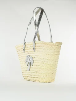 PALM ANGELS Borse Shopping<BORSA BUCKET Beige