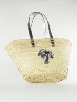 PALM ANGELS Borse Shopping<BORSA BUCKET Beige