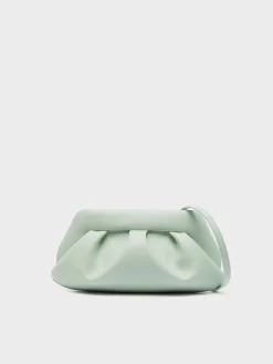 THEMOIRE' Borse A Mano<BORSA CLUTCH EMERA Verde