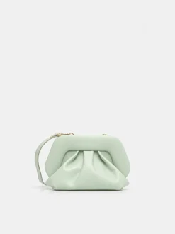 THEMOIRE' Borse A Mano<BORSA CLUTCH GEA Verde