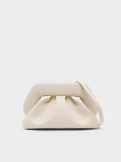 THEMOIRE' Borse A Mano<BORSA CLUTCH TIA Bianco