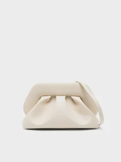 THEMOIRE' Borse A Mano<BORSA CLUTCH TIA Bianco