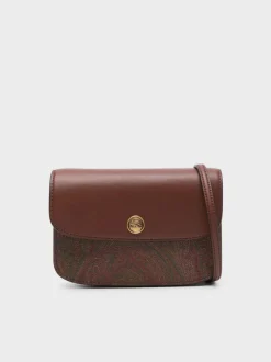 ETRO Borse A Spalla<BORSA CROSSBODY ESSENTIAL Marrone