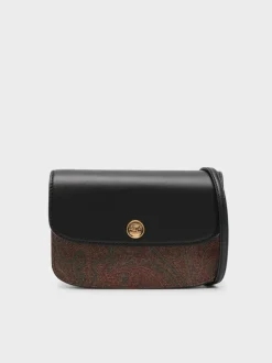 ETRO Borse A Spalla<BORSA CROSSBODY ESSENTIAL Nero