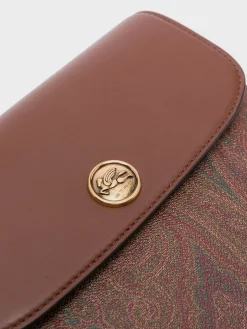 ETRO Borse A Spalla<BORSA CROSSBODY ESSENTIAL Marrone
