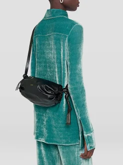 JIL SANDER Borse A Spalla<BORSA CUSHION SMALL Nero