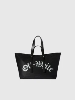 OFF-WHITE Borse<BORSA DAY OFF MESH BASEBALL Bianco, Nero