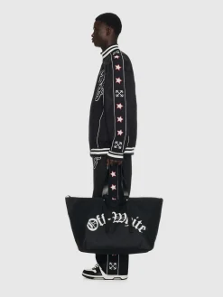 OFF-WHITE Borse<BORSA DAY OFF MESH BASEBALL Bianco, Nero