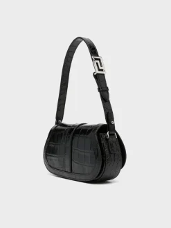 VERSACE Borse A Spalla<BORSA GODDESS Grigio, Nero