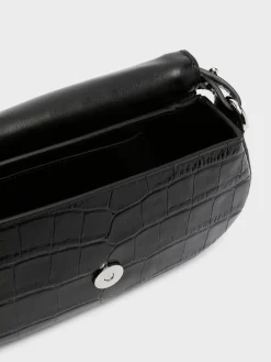 VERSACE Borse A Spalla<BORSA GODDESS Grigio, Nero