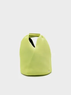 MM6 MAISON MARGIELA Borse A Mano<BORSA JAPANESE BUCKET Verde, Lime