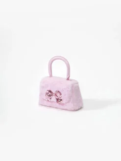 SELF-PORTRAIT Borse A Mano<BORSA MICRO FLUFFY BOW Rosa