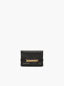 VICTORIA BECKHAM Borse A Mano<BORSA MINI POUCH LOGO Nero