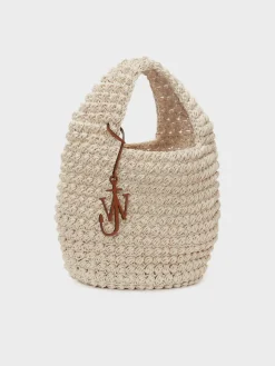 JW ANDERSON Borse A Mano<BORSA POPCORN BASKET LARGE Beige