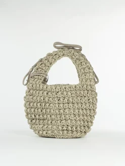 JW ANDERSON Borse A Mano<BORSA POPCORN BASKET SMALL Verde