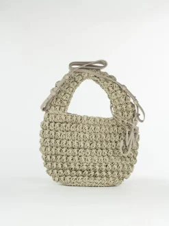 JW ANDERSON Borse A Mano<BORSA POPCORN BASKET SMALL Verde