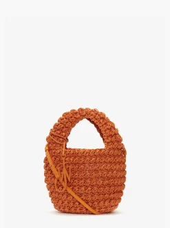 JW ANDERSON Borse A Mano<BORSA POPCORN BASKET SMALL Arancione