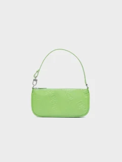 Borse A Mano<BORSA RACHEL FRESH GREEN EMBOSSED PATENT LEATHER Verde