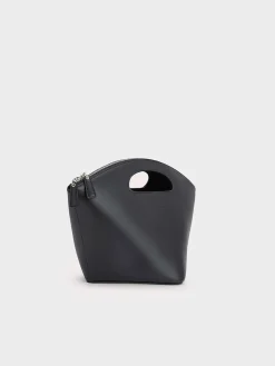 BY FAR Borse A Mano<BORSA RUBIK Nero