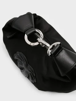 PALM ANGELS Borse A Mano<BORSA SATIN PALM Nero