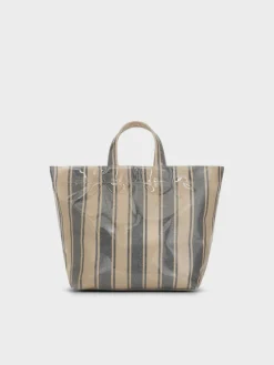 ETRO Borse|Borse Shopping<BORSA SHOPPING SOFT TROTTER L CANVAS UNISEX Beige, Grigio