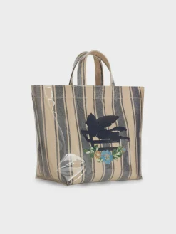 ETRO Borse|Borse Shopping<BORSA SHOPPING SOFT TROTTER L CANVAS UNISEX Beige, Grigio
