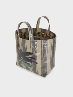 ETRO Borse|Borse Shopping<BORSA SHOPPING SOFT TROTTER L CANVAS UNISEX Beige, Grigio