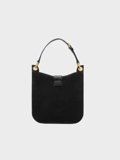 TOM FORD Borse Shopping<BORSA SMALL GRAIN LEATHER Nero