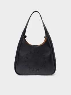 STELLA MCCARTNEY Borse A Spalla<BORSA SMALL HOBO TOTE ALTER MAT Nero